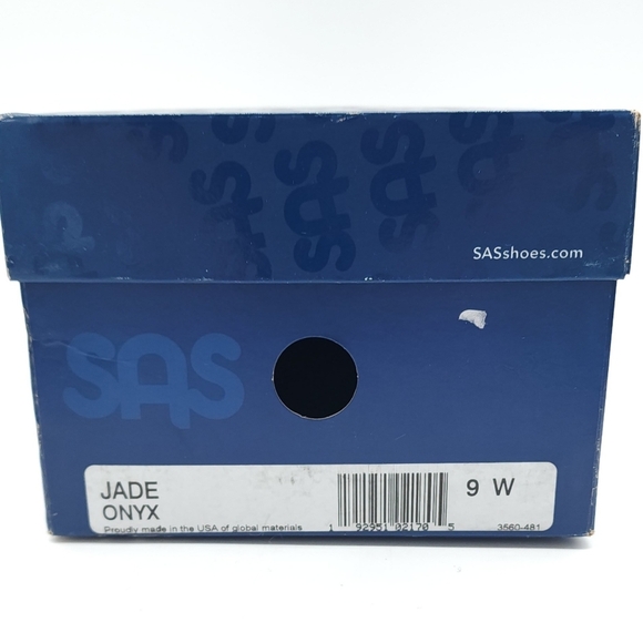 SAS Jade Onyx Women's Ankle Wedge Boot Side Zip Comfort Size 9 W - Picture 7 of 12